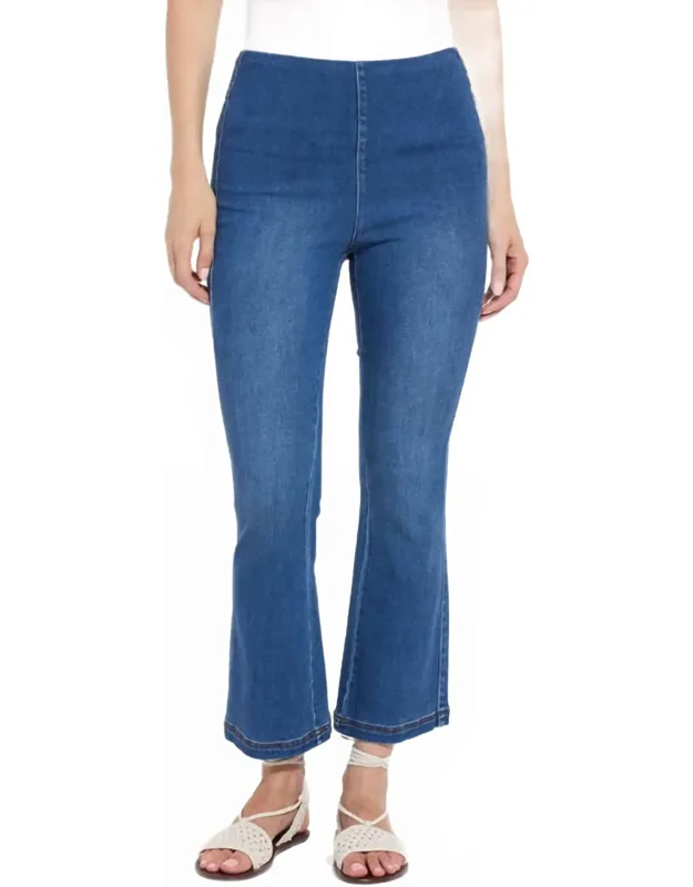 Stretch Tencel Denim Flare Jeans