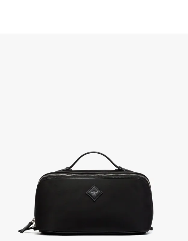Ottomar Toiletry Bag In Econyl And Leather
