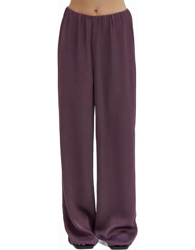 Audrey Textured Satin Pants