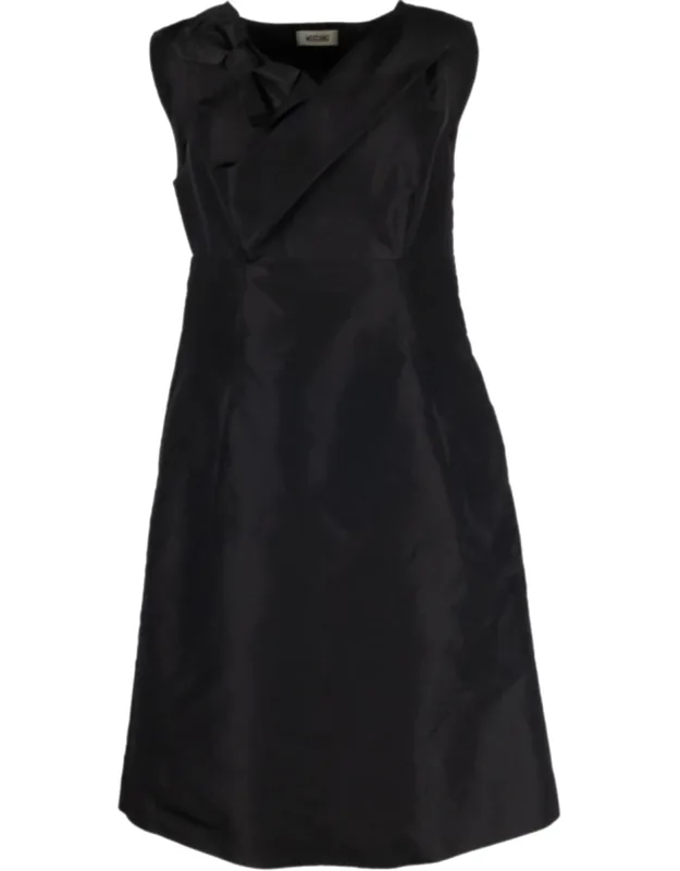Silk Dress With Bow