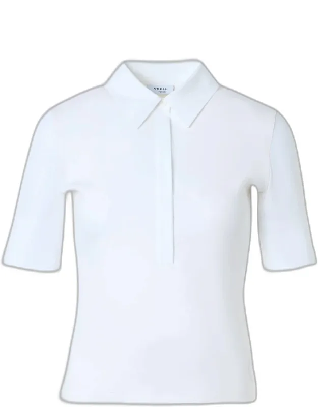 Mixed-media Polo Shirt