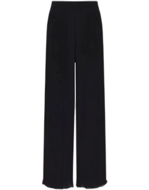 Tulle Wide-leg Pants