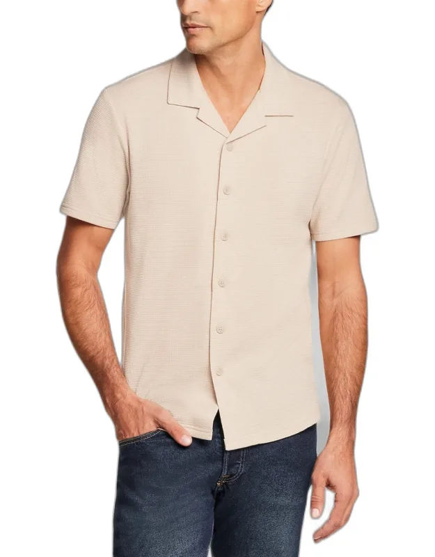 Weatherproof Vintage Traditional Fit Variegated Microstripe Casual Shirt
