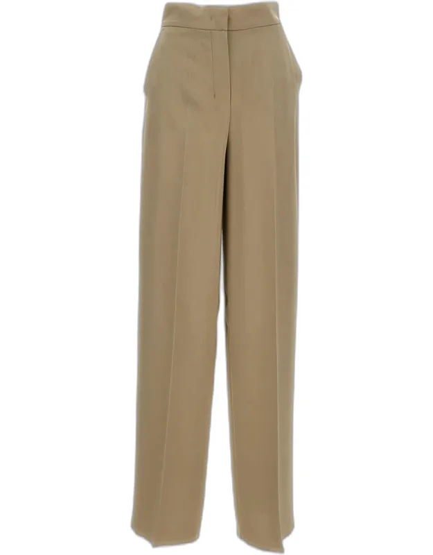 Palanca Trousers Silk High Waist