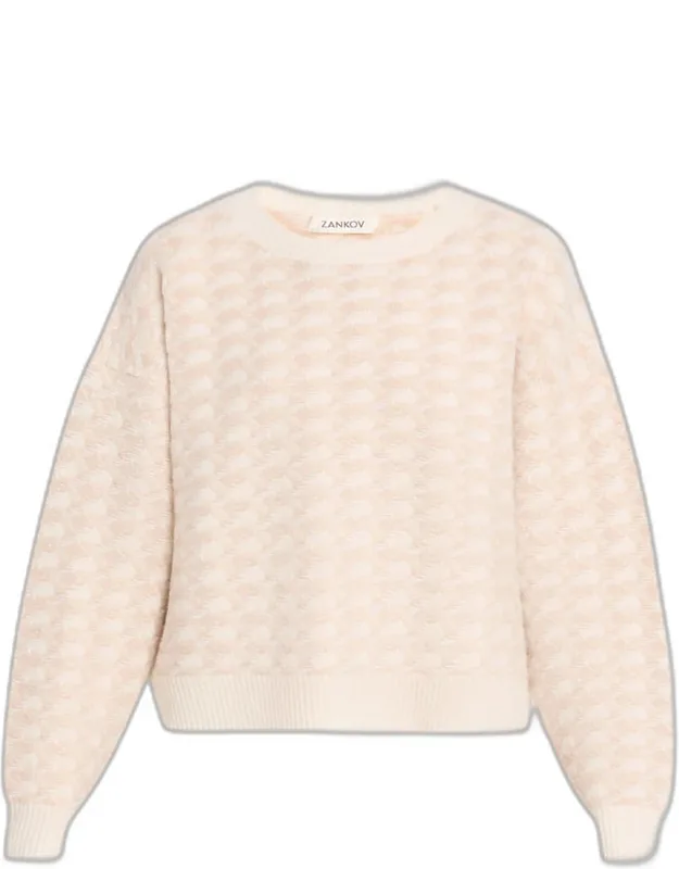 Wool-silk Crewneck Sweater