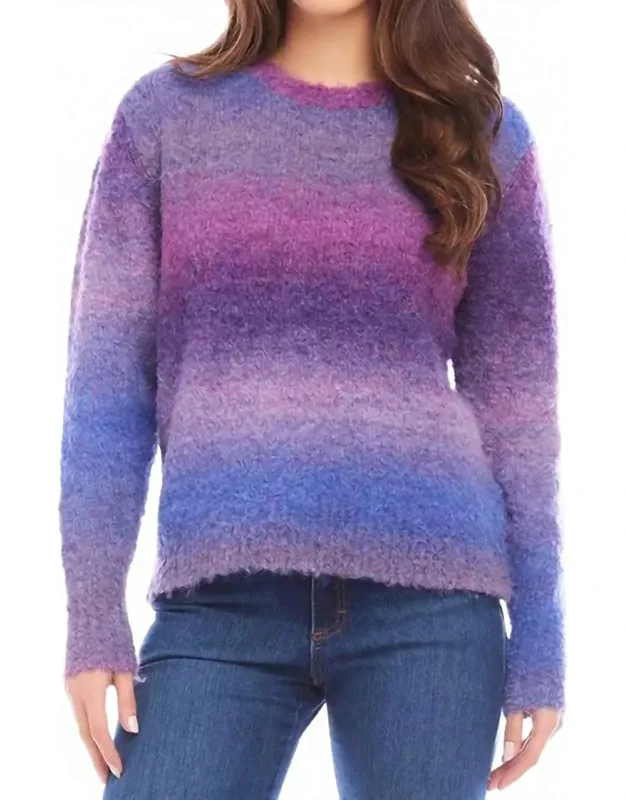 Portia Ombre Boucle Sweater