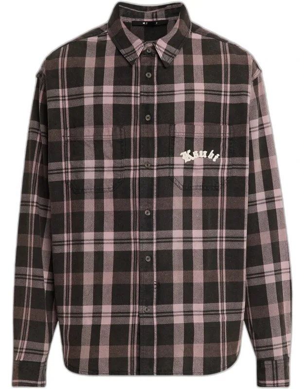 Vulture Double-pocket Logo Flannel Shirt