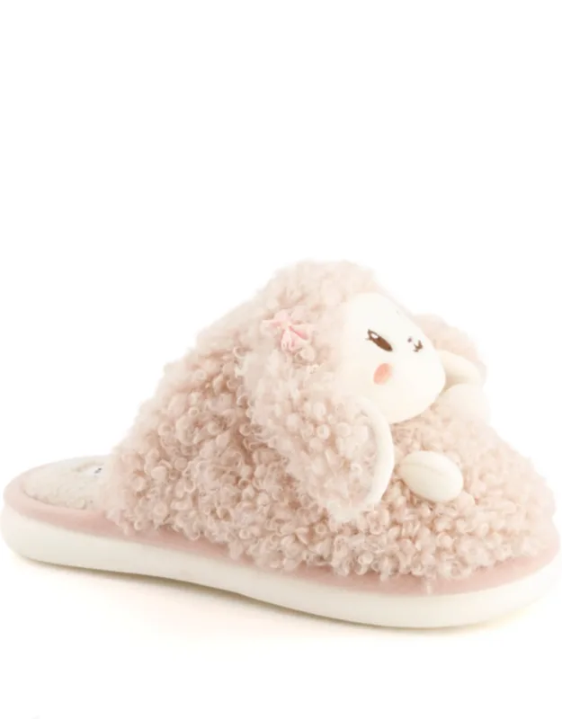 Cozy Bunny Slippers With Plush Faux Fur