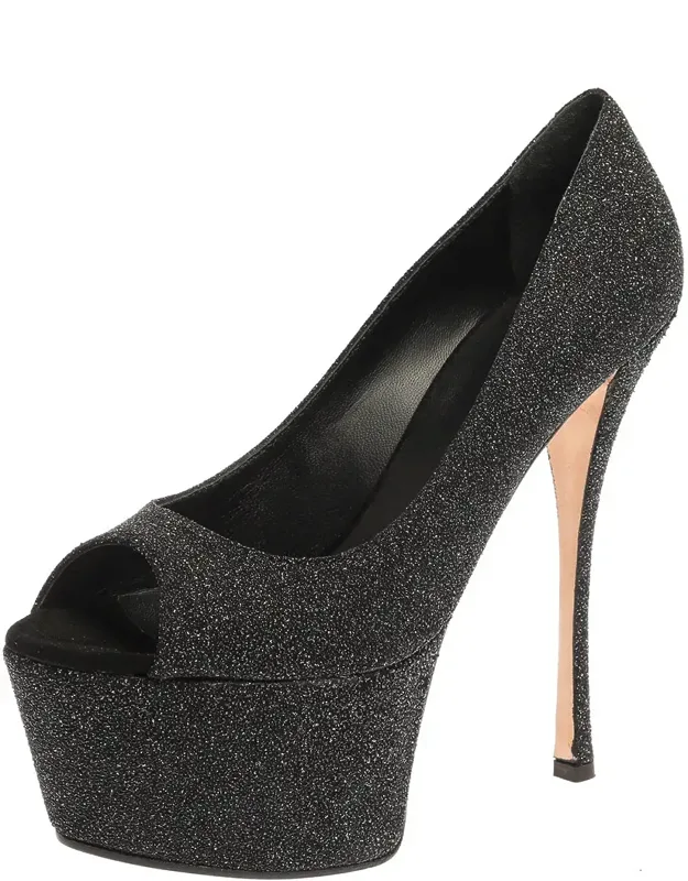 Open Toe Platform Pumps