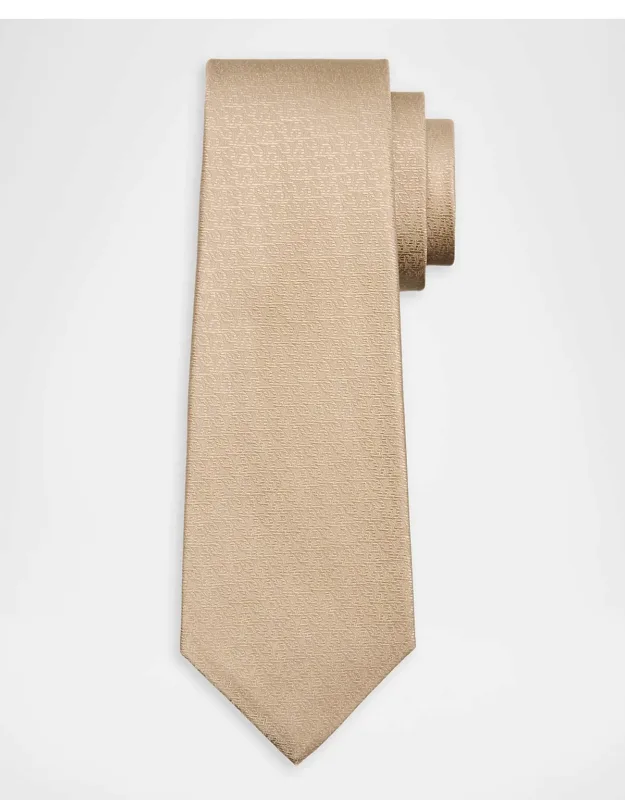 Tonal Jacquard Silk 7-fold Tie