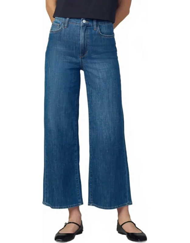 Mia High Rise Wide Leg Ankle Pants