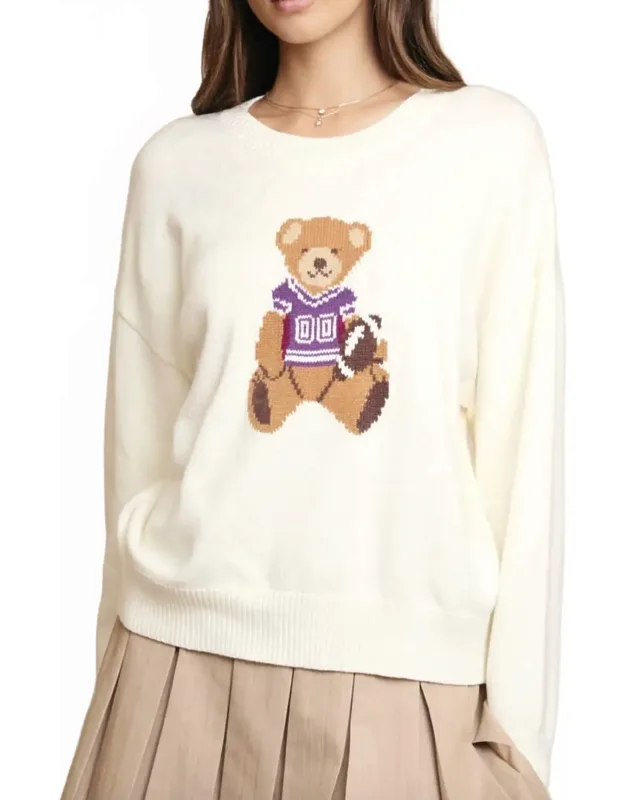Teddy Bear Graphic Sweater