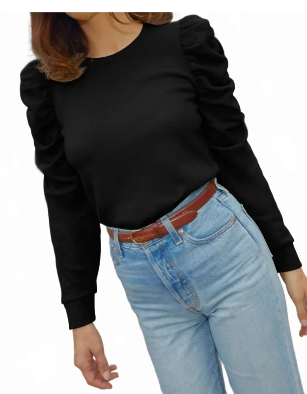 Gathered Sweatshirt