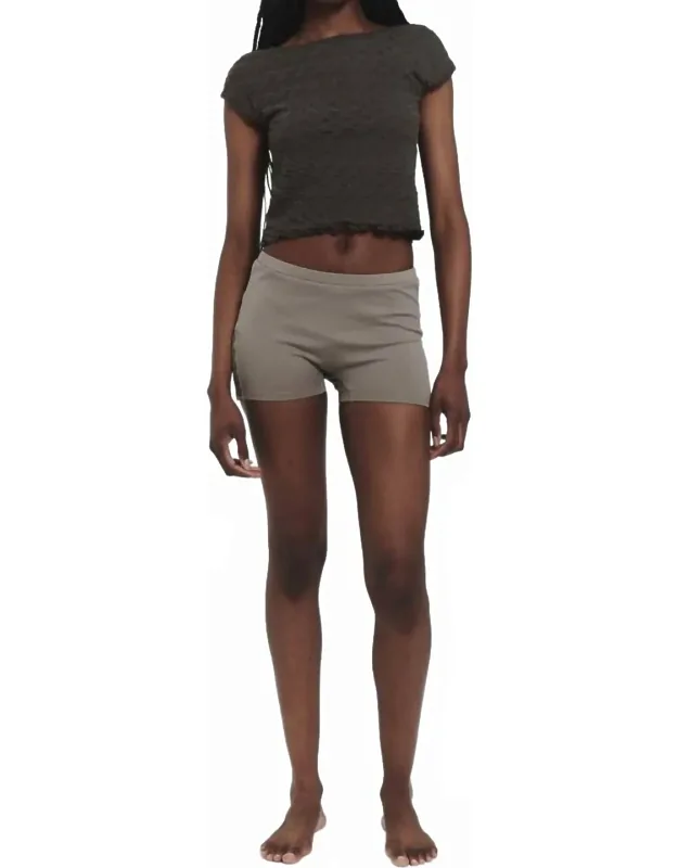 Mesh Low Back Top