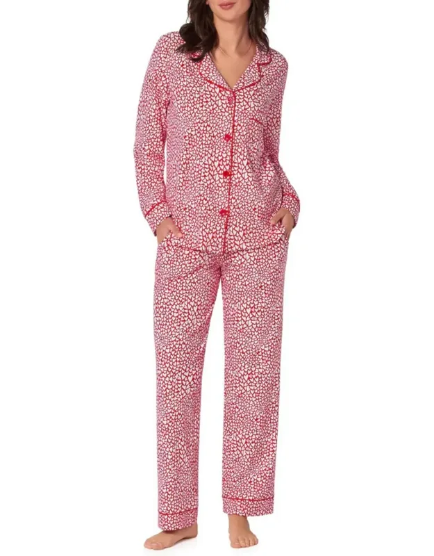 Bursting With Love Long Sleeve Pajama Set