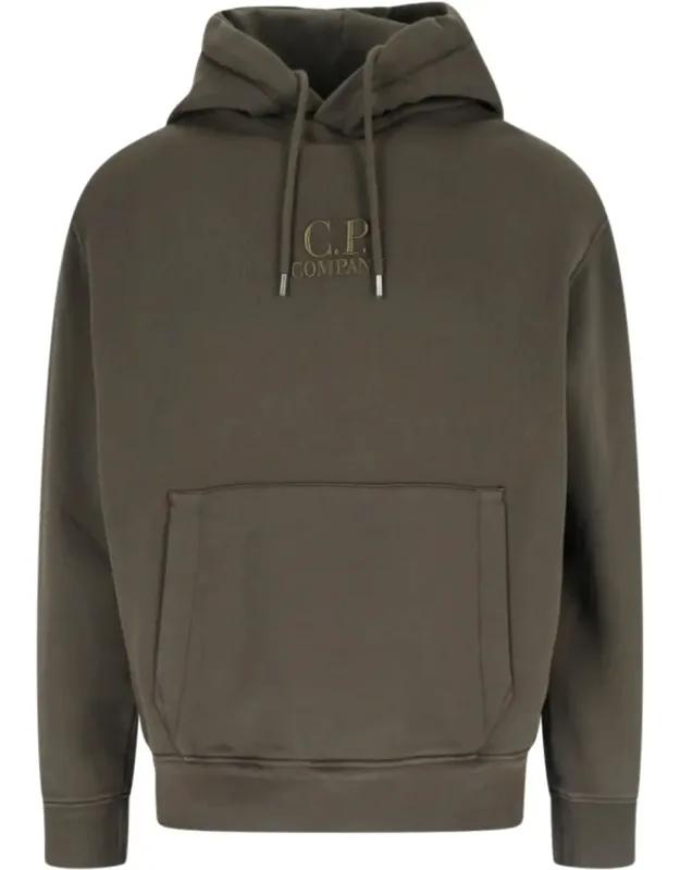 Cotton Hoodie With Drawstring