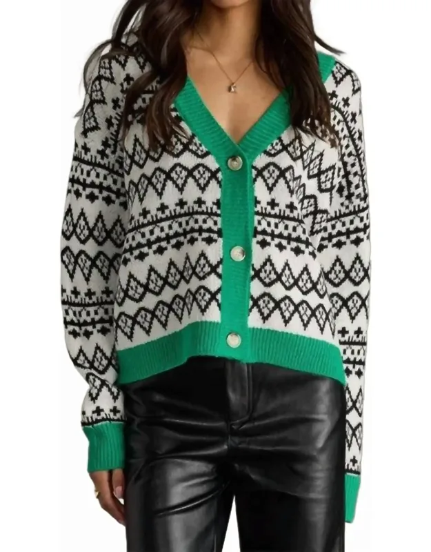 Lindy Button Front Sweater