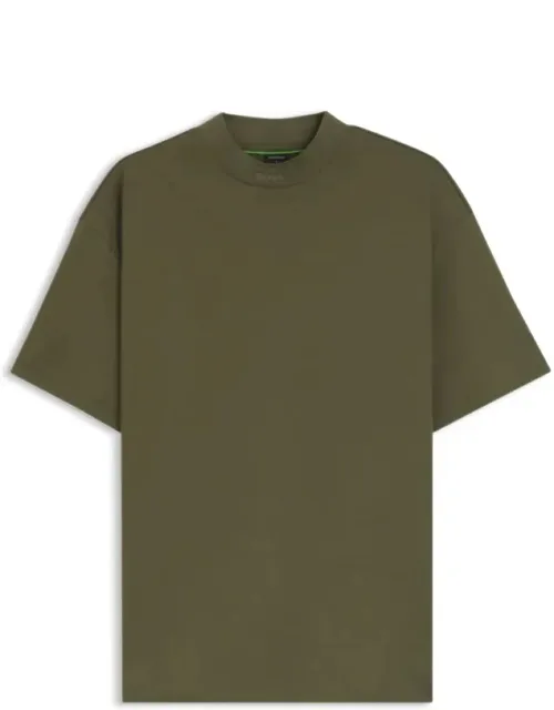 Relaxed-fit T-shirt With Logo Collar