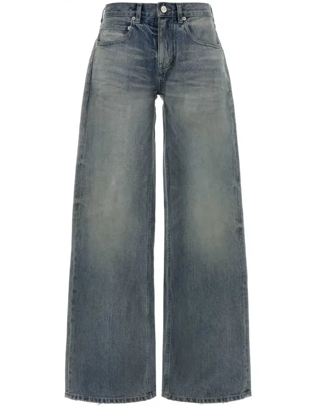 Denim Wide-leg Jeans