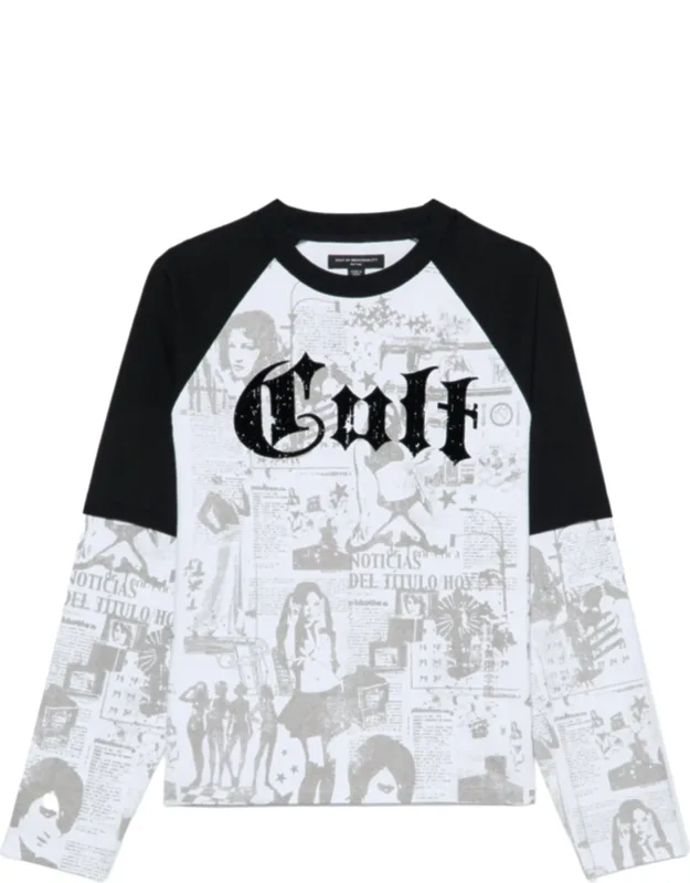 Long Sleeve Layered Raglan Tee