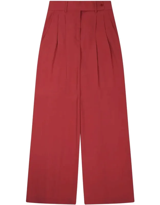 Wide-leg Tailored Pants