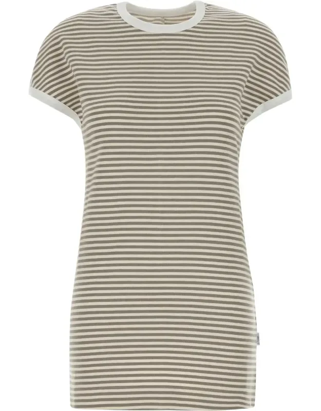 Embroidered Stretch Cotton Mini Dress