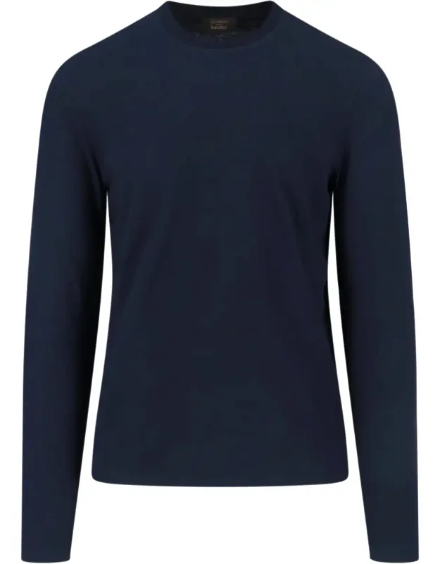 Cotton Long-sleeved Crewneck Tee