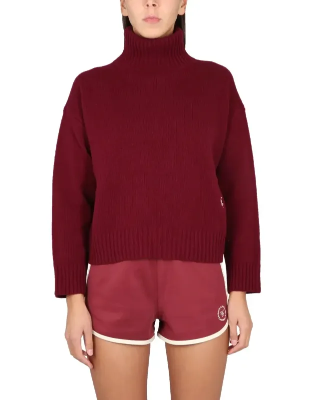 Cropped Turtleneck Sweater