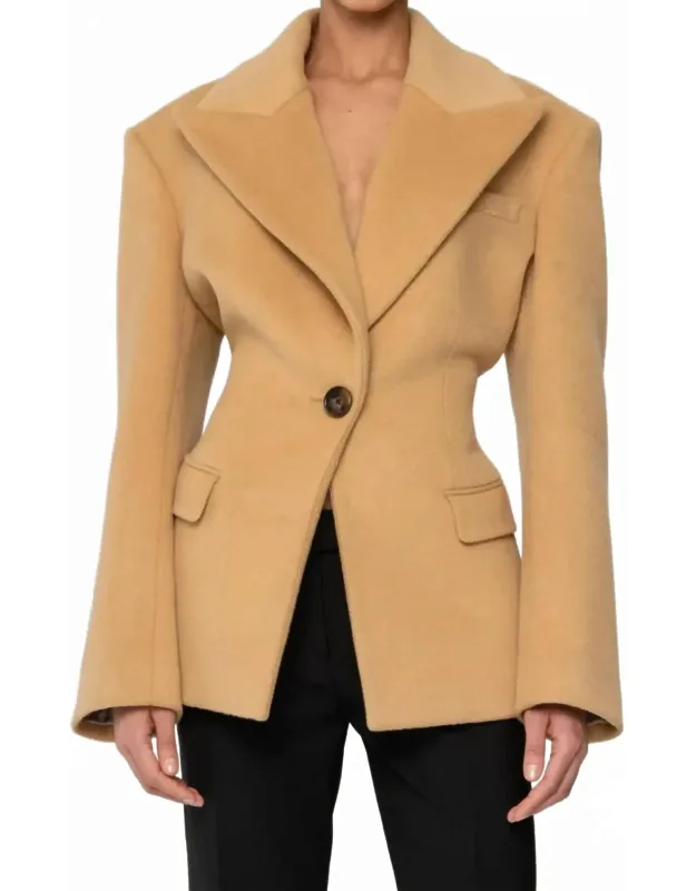 Calla Short Wool Coat