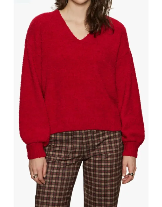 Teddy V-neck Sweater
