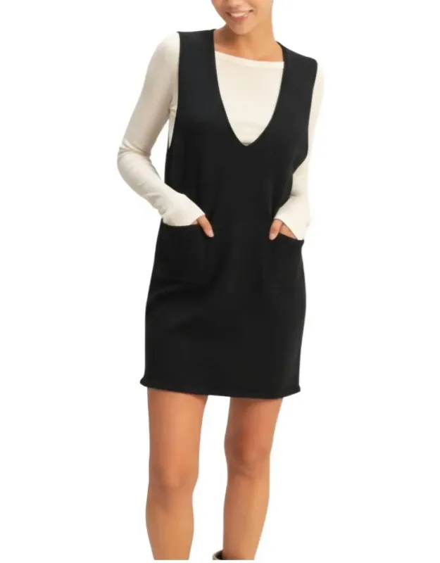 Sleeveless Knit Mini Dress