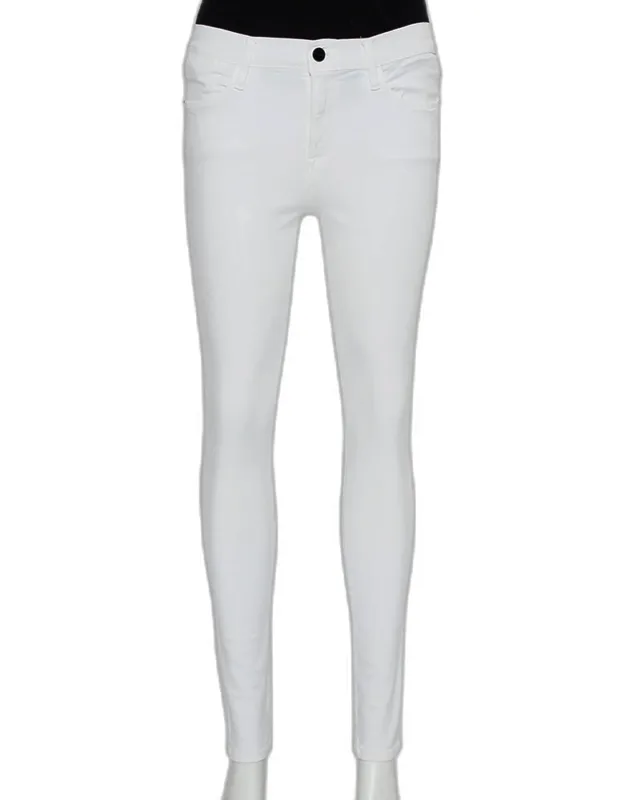 White Denim High Skinny Jeans