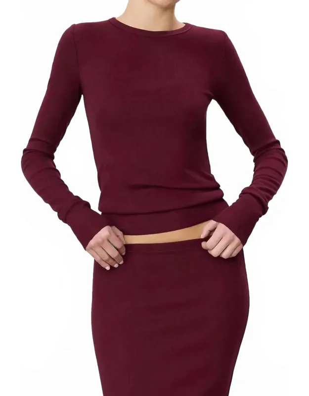 Long Sleeve Fitted Top