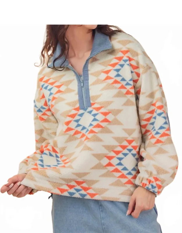 Aztec Fleece Pullover