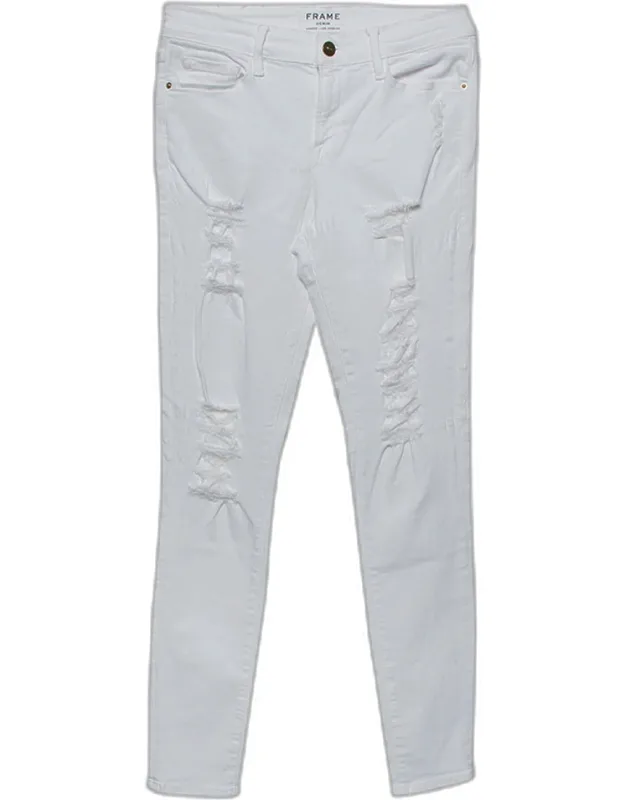White Denim Le Skinny De Jeanne Jeans
