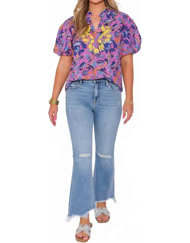 Irma V-neck Top