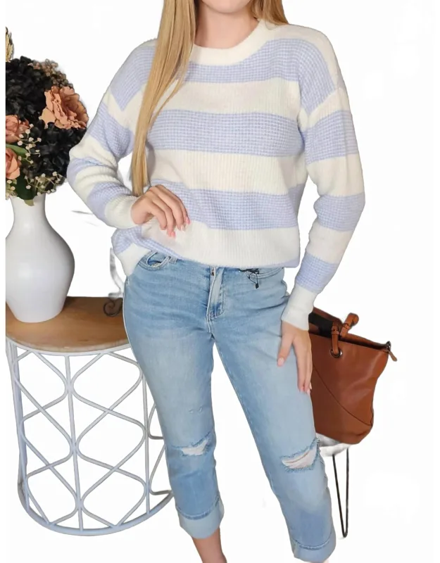 Soft Knit Striped Sweater