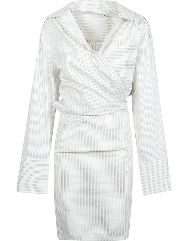 Lazul Wrap-style Dress
