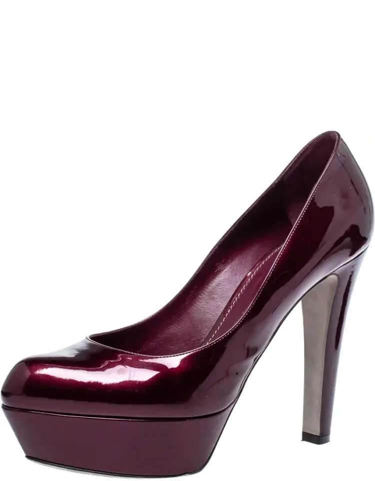 Patent Leather Platform Pumps