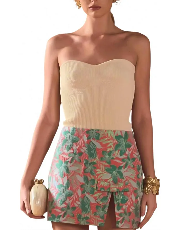 Fitted Knit Tube Top
