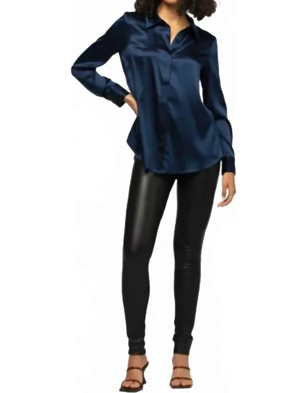 Stretch Leather Leggings