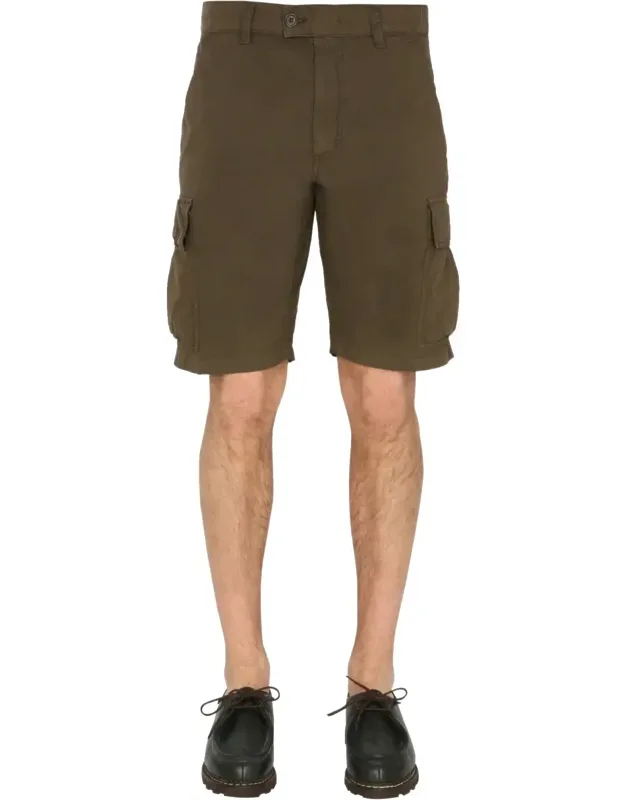 Cargo Shorts With Flap Pockets
