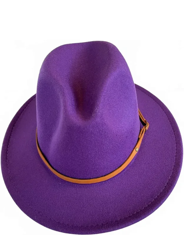 Retro Flat Brim Hat
