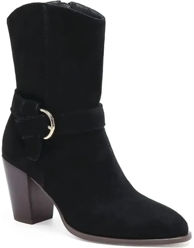 Zane Faux Suede Booties