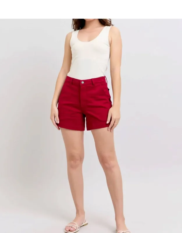 Tummy Control Heart Pocket Trousers