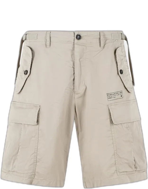 Cotton Cargo Bermuda Shorts