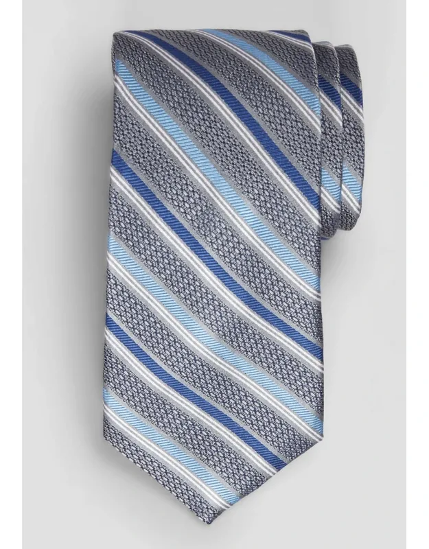 Reserve Collection Triple Texture Stripe Tie - Long