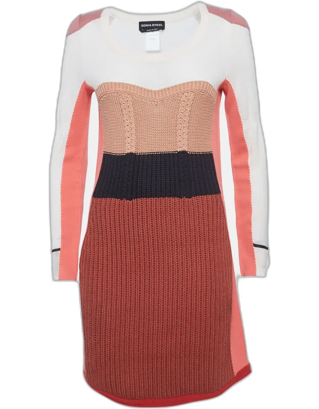 Wool Stretch Knit Mini Dress