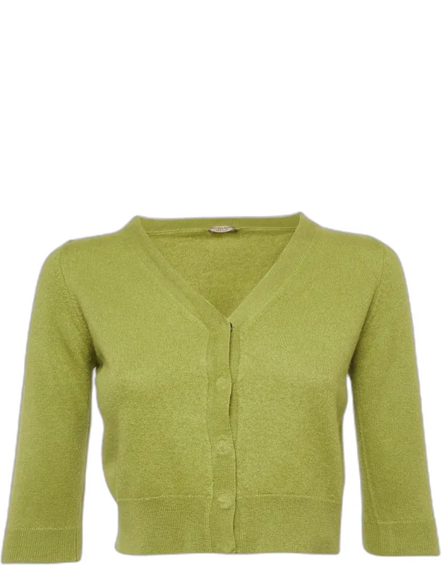 Cashmere Cropped Cardigan