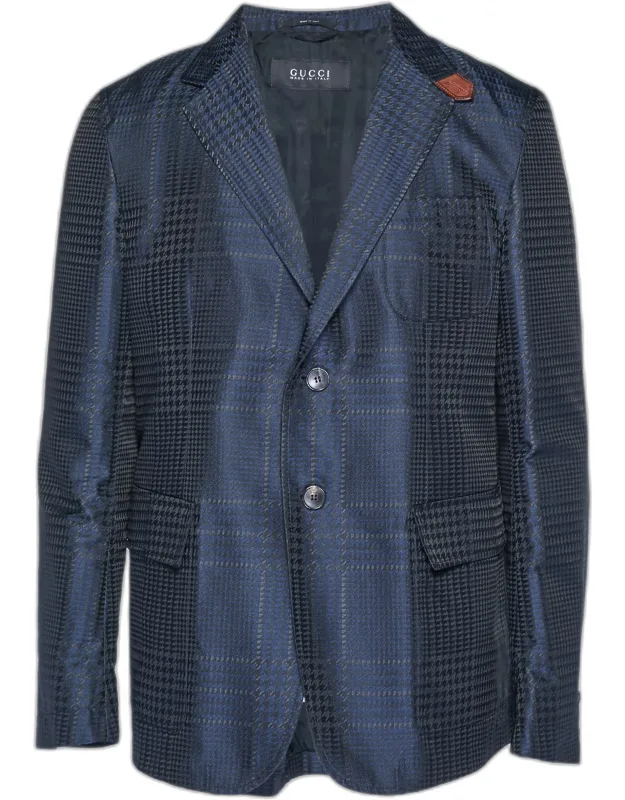 Jacquard Single Breasted Blazer